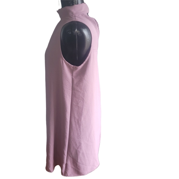 Pentagone Sleeveless Pink Mock Neck Shift Dress M - Picture 4 of 6